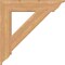 Ekena Millwork Traditional Traditional Smooth Bracket, Western Red Cedar, 5 1/2"W x 32"D x 32"H BKT06X32X32TRA01SWR - alternate 3